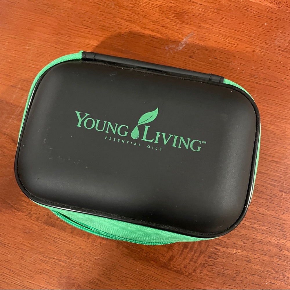 Young Living Black and Green Essential Oils Case